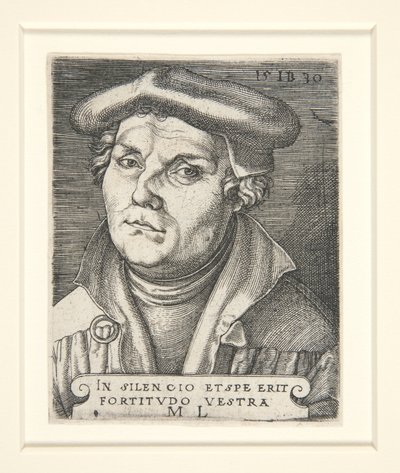 Retrato de Martinho Lutero de Italian School