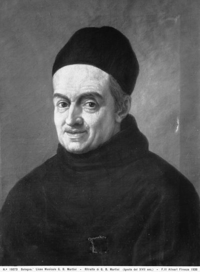 Retrato do Padre Martini, c.1765 de Italian School