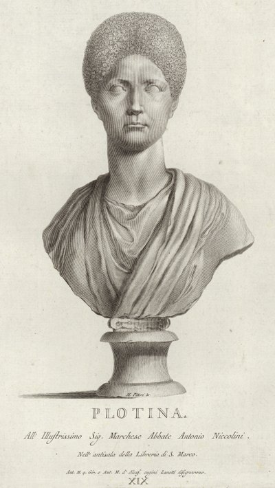 Retrato, de, pompeia, plotina de Italian School