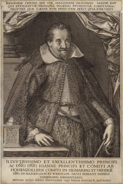 Retrato do príncipe João de Hohenzollern-Sigmaringen de Italian School