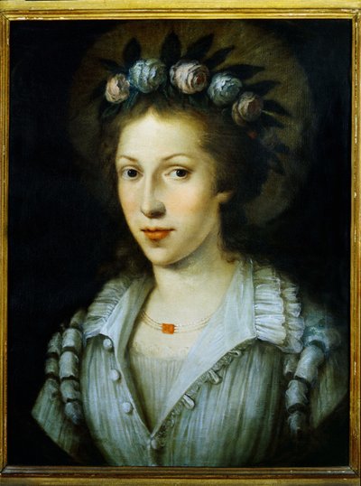 Retrato de Sainte Marie Madeleine de Pazzi, Santa maria Maddalena de Pazzi de Italian School