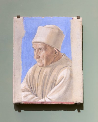 Retrato de um homem velho, último quarto do século XV de Italian School