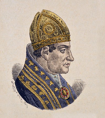 Retrato do Antipope Jean XXIII (Giovanni, Ioannes) (1410-1415) de Italian School