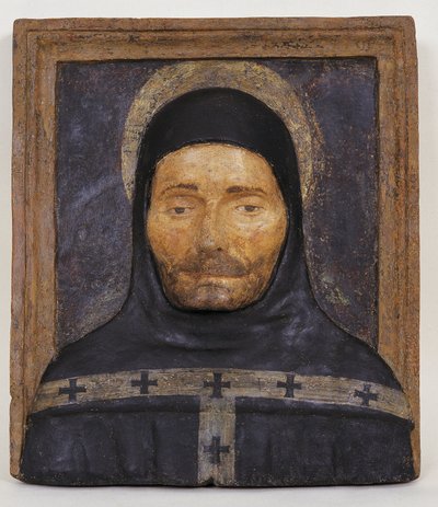 Retrato do dominicano Antonino Pierozzi conhecido por ser Santo Antonino, patrono de Florença (1389-1459) de Italian School
