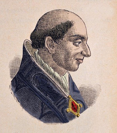 Retrato do Papa Bonifácio VI (Bonifacius ou Bonifacio) (896) de Italian School