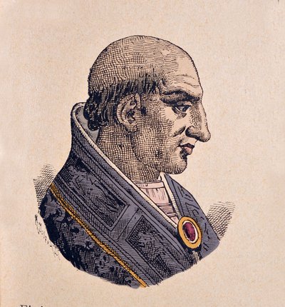 Retrato do Papa Clemente V (Clemente ou Clemens) (1305-1314) de Italian School