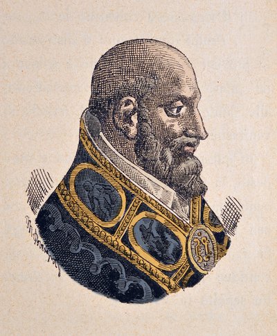 Retrato do Papa Marcelo II (Marcelo ou Marcello) (1555) de Italian School