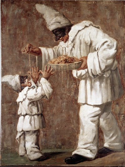 Pulcinella (polichinelle) personagem da commedia dell