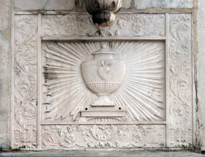 Representação do Santo Graal na Catedral de Milão (Duomo di Milano) de Italian School