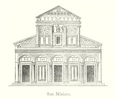 San Miniato (gravura) de Italian School