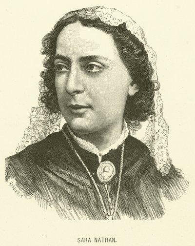 Sara Nathan (gravura) de Italian School