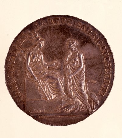 Um ecu de prata de Milão. 16/06/1800. Diam. 3,9 cm Nápoles, museo archeologico de Italian School