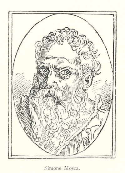 Simone Mosca (gravura) de Italian School