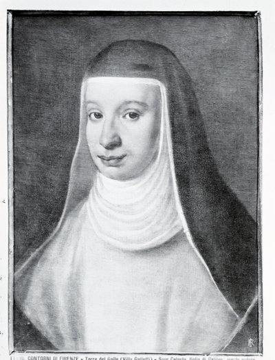 Irmã Celeste, filha de Galileu de Italian School