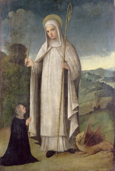 St. Margaret, c.1500 (painel) de Italian School
