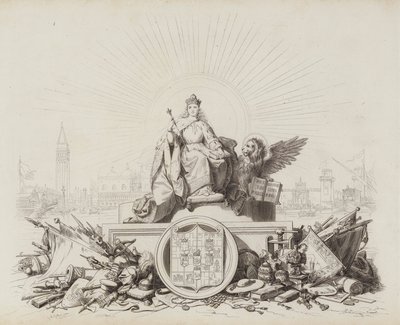 Storia Veneta (gravura) de Italian School