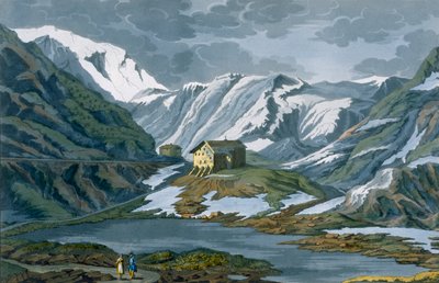 Suíça: Hospício de São Bernardo nos Alpes, de Costume dei Romani, Svizzeri .. de Italian School