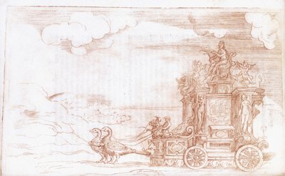 A Carruagem de Vênus, 1579 de Italian School