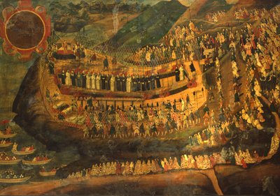 O Grande Martírio dos Cinquenta e Dois Mártires de Nagasaki (1622) de Italian School