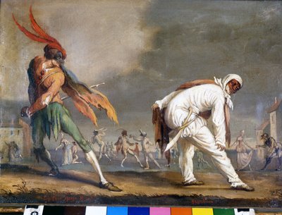 As máscaras italianas da Commedia dell