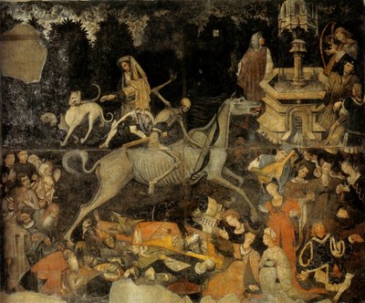 O Triunfo da Morte, c.1445-47 (fresco) de Italian School