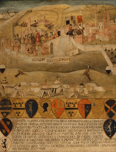 A rendição da cidade de Colle Val d