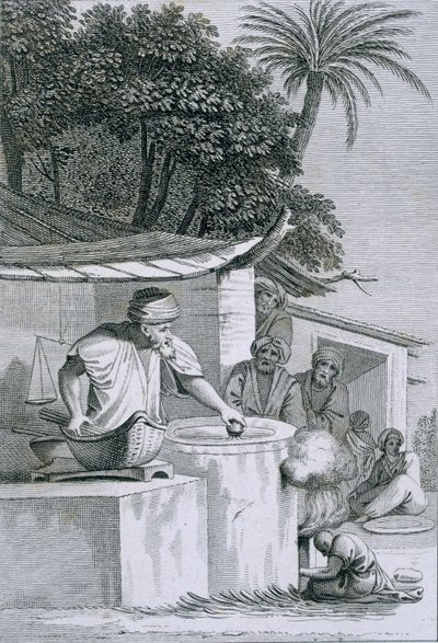 A maneira de fazer macarrão de Italian School