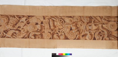 Três desenhos após o antigo, c.1750 de Italian School