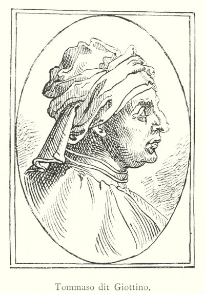 Tommaso dit Giottino (gravura) de Italian School