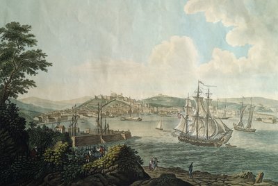 Cidade de Trieste e seu porto livre, Itália de Italian School