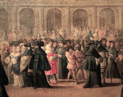 Veneza, carnaval na Praça de São Marcos, Itália de Italian School