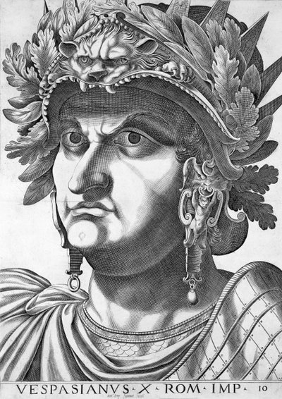 Vespasiano (9 a 79 dC), 1596 de Italian School