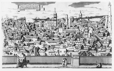 Vista de Bolonha de Italian School