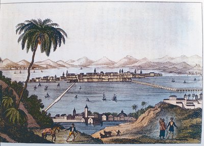 Vista da Cidade do México, 1714 de Italian School