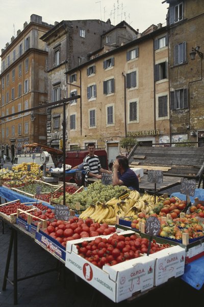 Vista do mercado de Italian School
