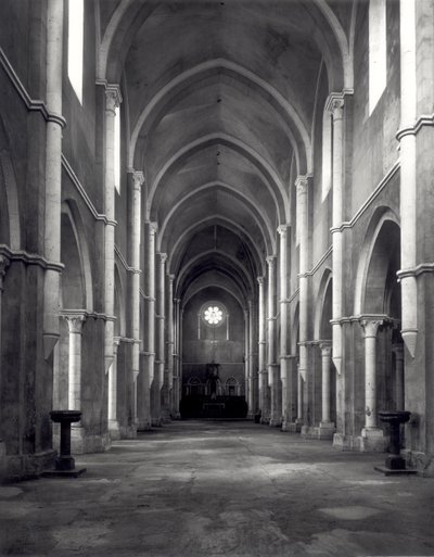 Vista da nave de Italian School
