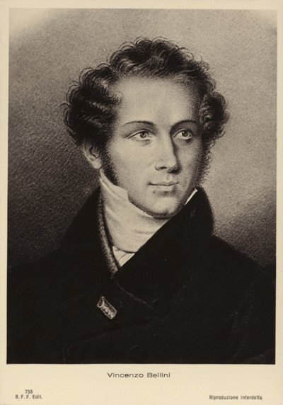 Vincenzo Bellini, compositor de ópera italiana (1801-1835) de Italian School