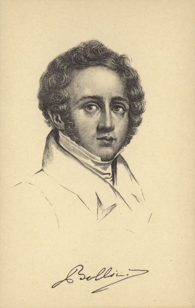 Vincenzo Bellini, compositor de ópera italiana (1801-1835) de Italian School