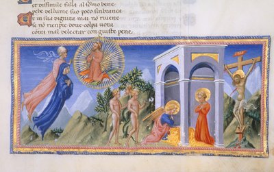 Yates Thompson 36, f.141 O Mistério da Redenção, de 
