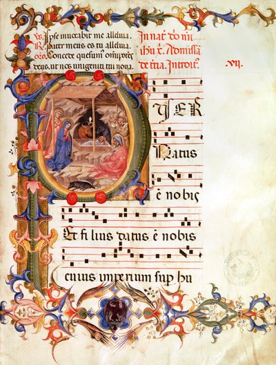 ds 1171 fol.9 Inicial historiada 