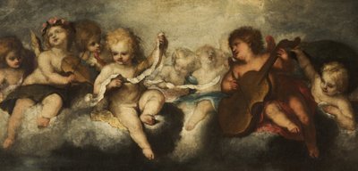 Anjos de fazer música de Italian School Italian School
