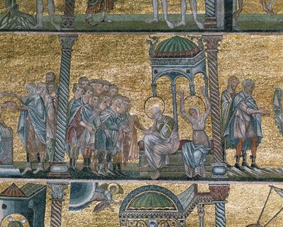 José no Egito (mosaico) de Italian school