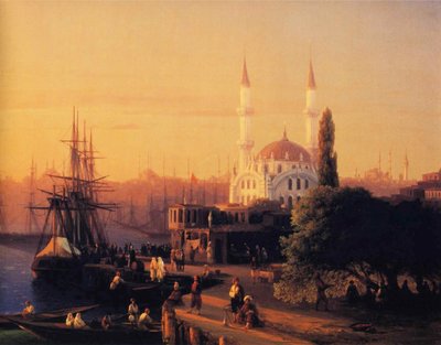 Panorama de Constantinopole (pormenor) de Ivan Aivazovsky