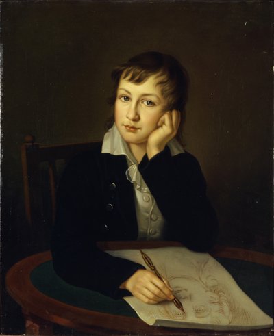 Retrato do Conde Alexander Nikolayevich Mordvinov 1799-1858 de Ivan Alexeevich Tyurin