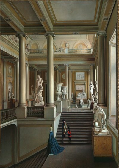 Escadaria principal da Academia de Belas Artes de São Petersburgo