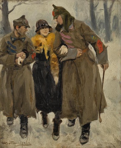 Soldados Com Prostituta. de Ivan Alexeyevich Vladimirov