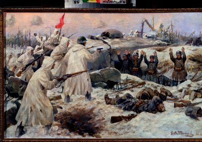 A Rendição dos Soldados Finlandeses em 1940 de Ivan Alexeyevich Vladimirov