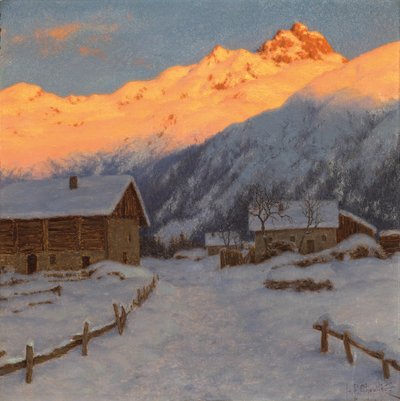 Noite na montanha, Alta Saboia de Ivan Fedorovich Choultse