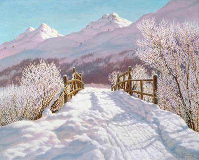 Silver Frost, Engadine, 1910 de Ivan Fedorovich Choultse