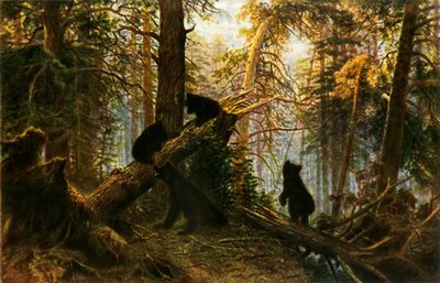 Manhã no pinhal, 1889, 1965. de Ivan Ivanovich Shishkin